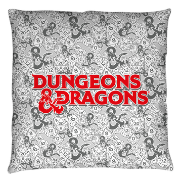 Dungeons & Dragons Cast Your Lot throw pillow