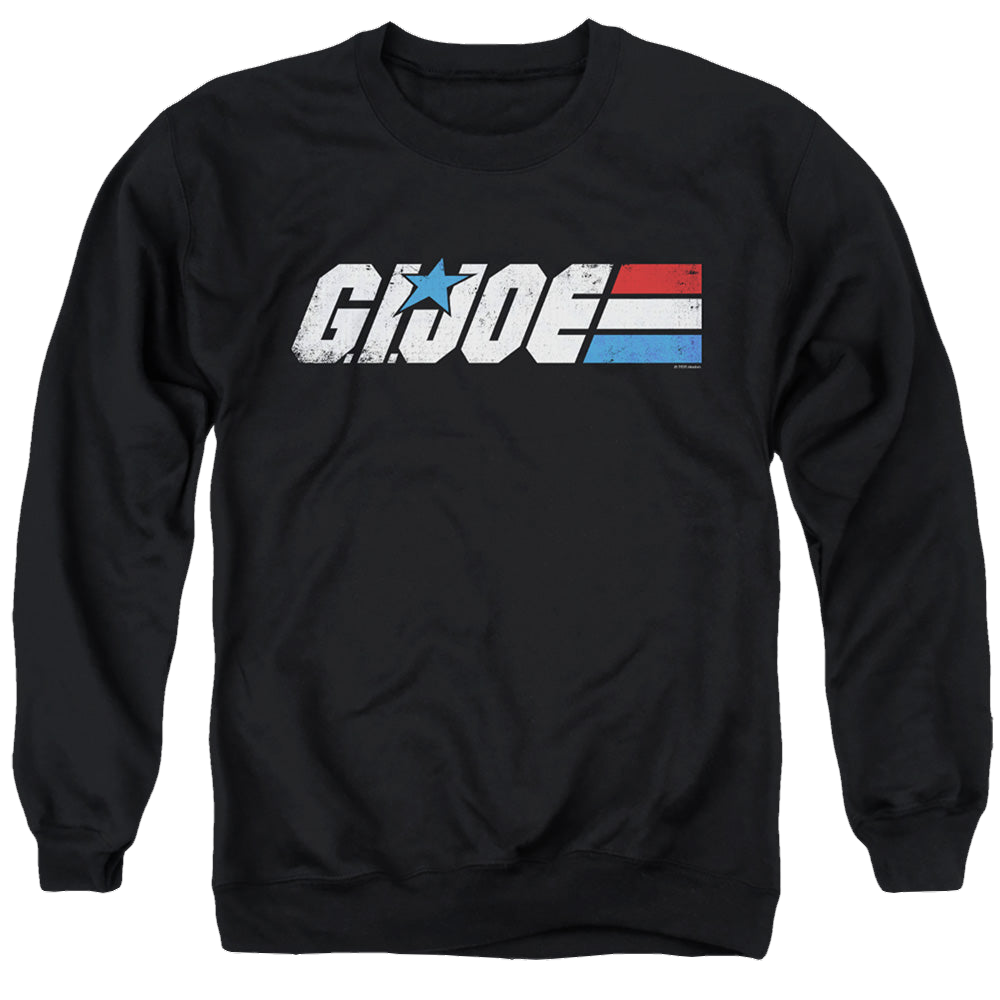 G.I. Joe Distressed Logo - Men's Crewneck Sweatshirt Men's Crewneck Sweatshirt G.I. Joe