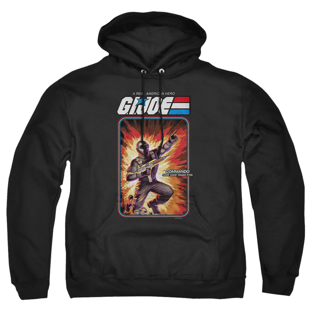 G.I. Joe Snake Eyes Card - Pullover Hoodie Pullover Hoodie G.I. Joe