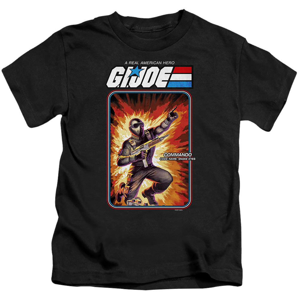G.I. Joe Snake Eyes Card - Kid's T-Shirt Kid's T-Shirt (Ages 4-7) G.I. Joe