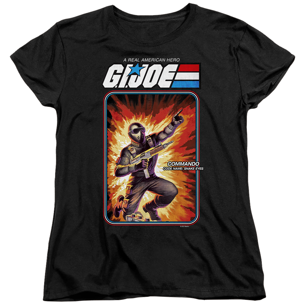 G.I. Joe Snake Eyes Card - Women's T-Shirt Women's T-Shirt G.I. Joe