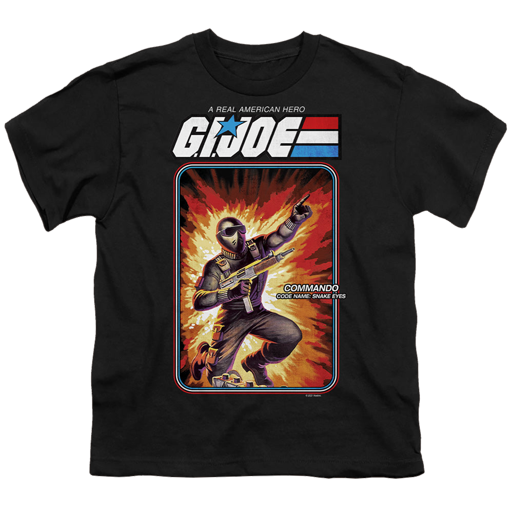 G.I. Joe Snake Eyes Card - Youth T-Shirt Youth T-Shirt (Ages 8-12) G.I. Joe