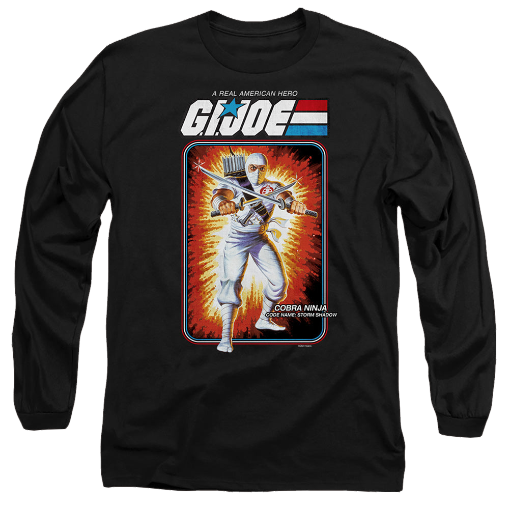 G.I. Joe Storm Shadow Card - Men's Long Sleeve T-Shirt Men's Long Sleeve T-Shirt G.I. Joe