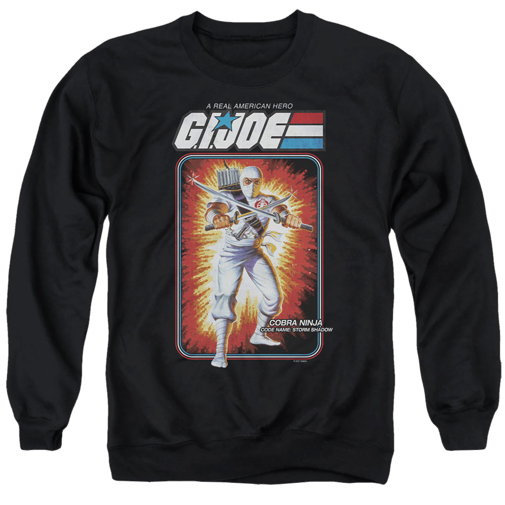 G.I. Joe Storm Shadow Card - Men's Crewneck Sweatshirt Men's Crewneck Sweatshirt G.I. Joe