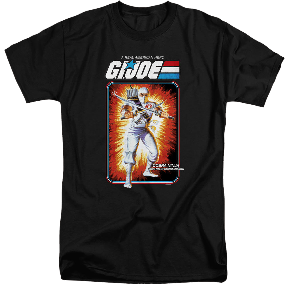 G.I. Joe Storm Shadow Card - Men's Tall Fit T-Shirt Men's Tall Fit T-Shirt G.I. Joe