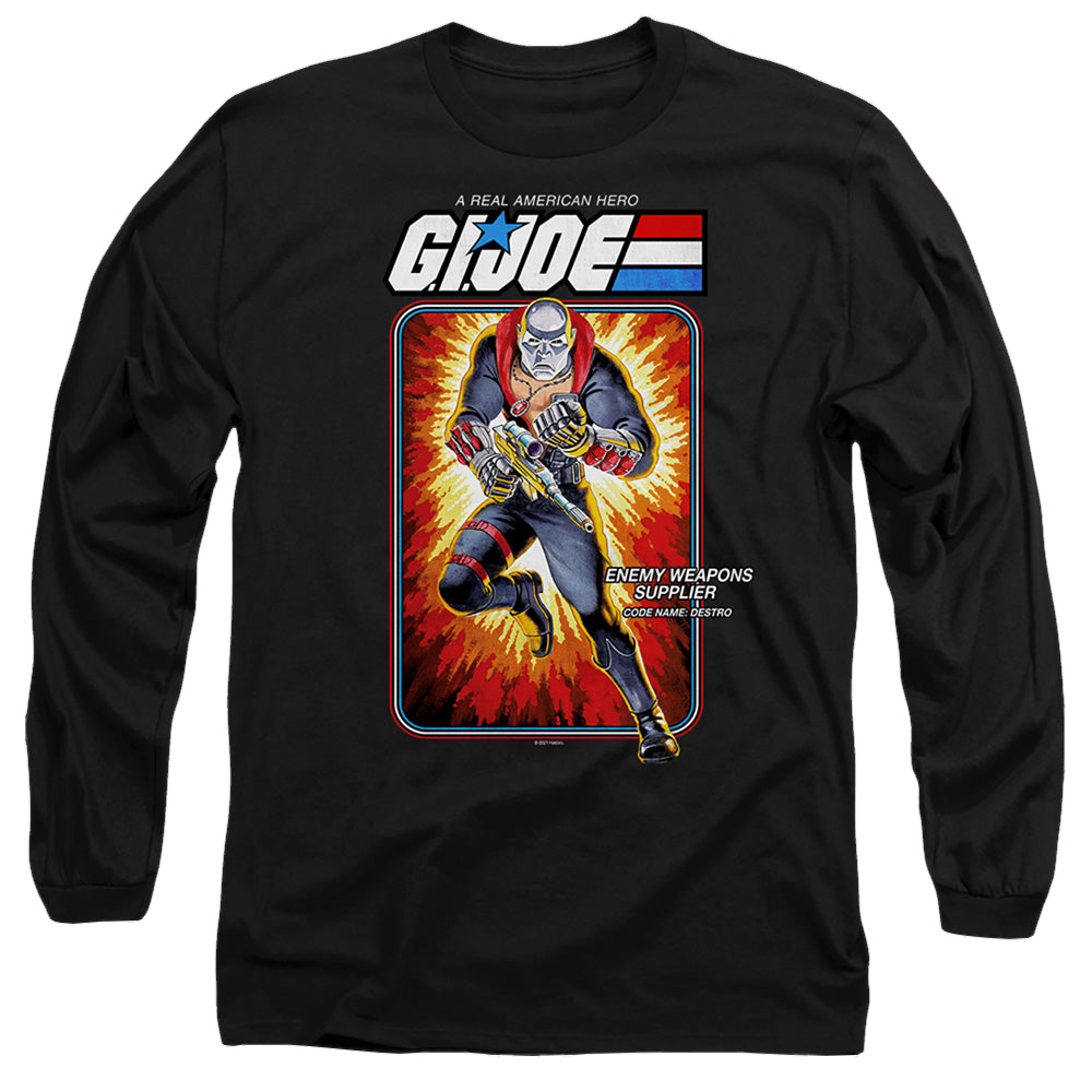 G.I. Joe Destro Card - Men's Long Sleeve T-Shirt Men's Long Sleeve T-Shirt G.I. Joe