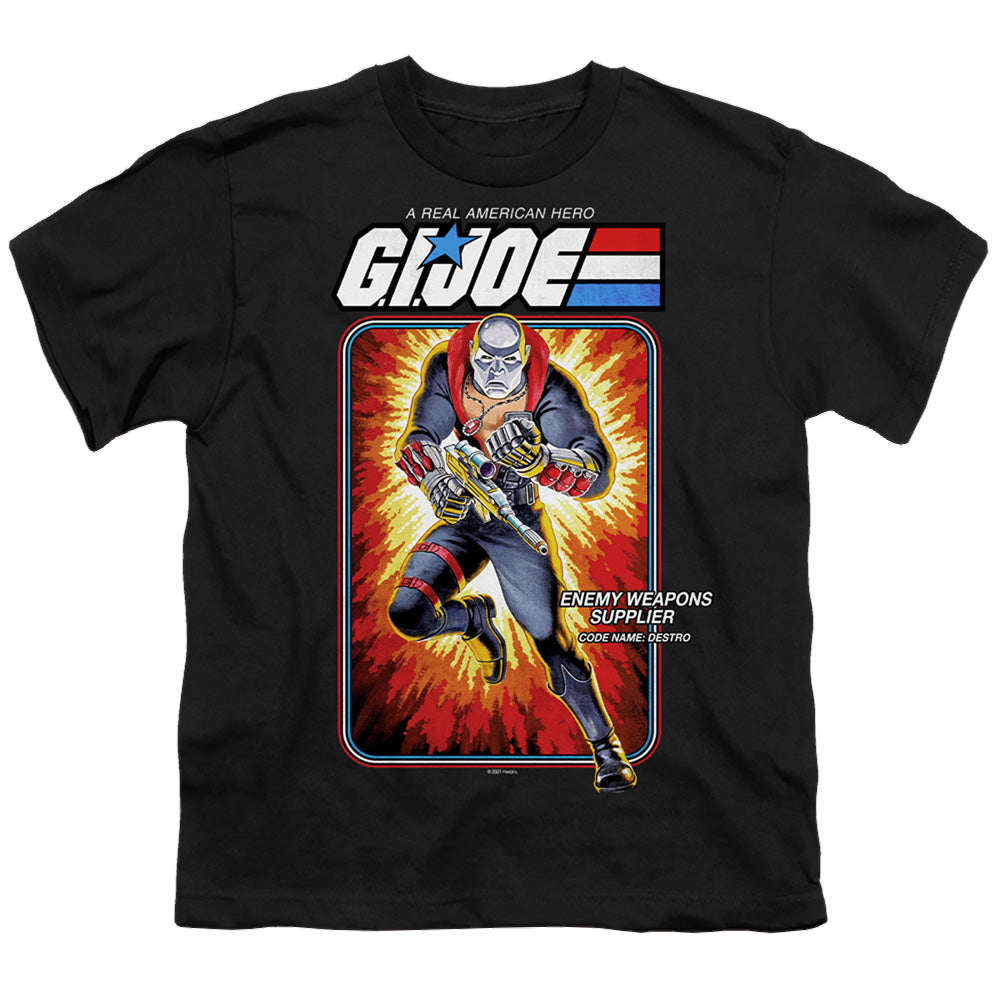 G.I. Joe Destro Card - Youth T-Shirt Youth T-Shirt (Ages 8-12) G.I. Joe
