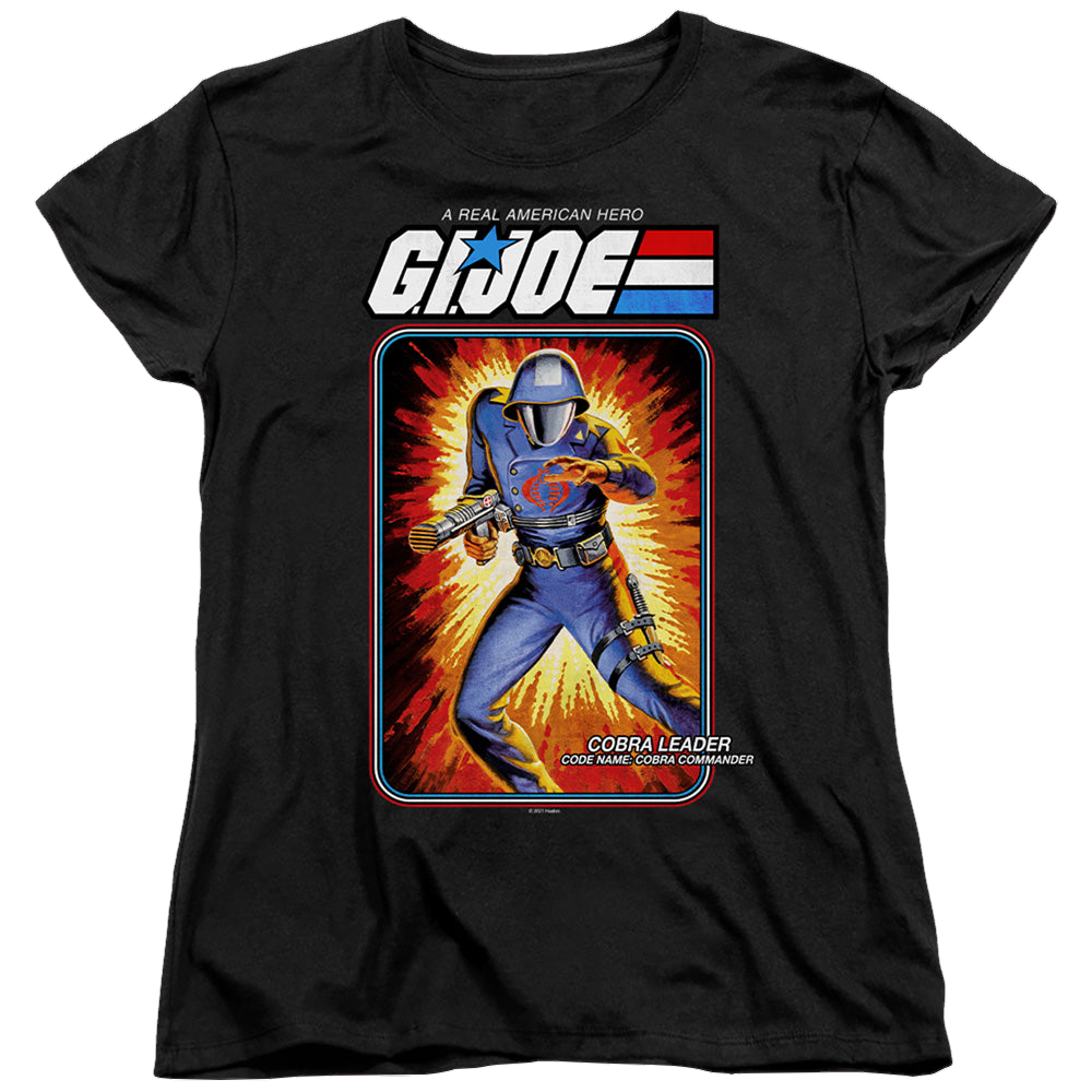 G.I. Joe Cobra Commander Card - Women's T-Shirt Women's T-Shirt G.I. Joe