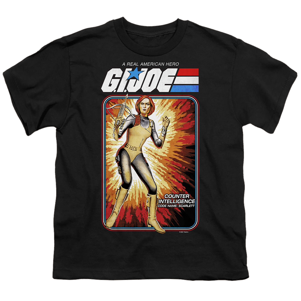 G.I. Joe Scarlett Card - Youth T-Shirt Youth T-Shirt (Ages 8-12) G.I. Joe