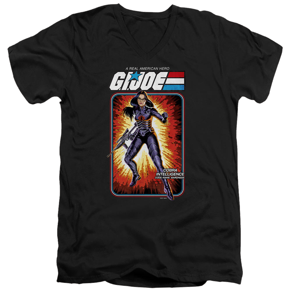 G.I. Joe Baroness Card - Men's V-Neck T-Shirt Men's V-Neck T-Shirt G.I. Joe