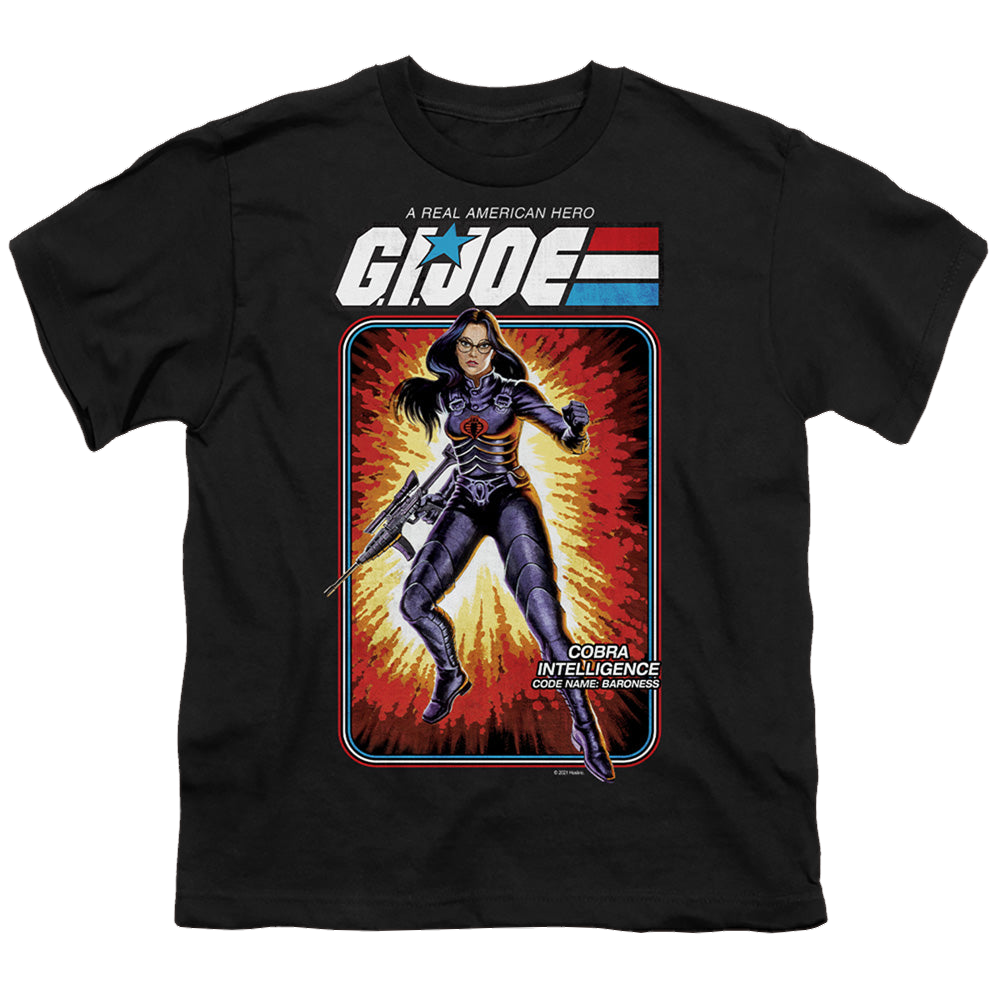 G.I. Joe Baroness Card - Youth T-Shirt Youth T-Shirt (Ages 8-12) G.I. Joe