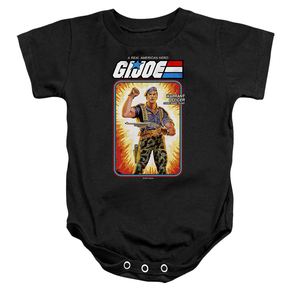 G.I. Joe Flint Card - Baby Bodysuit Baby Bodysuit G.I. Joe