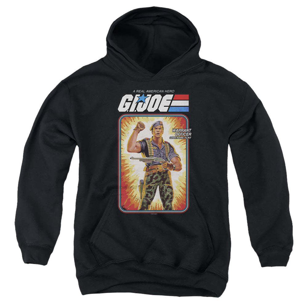 G.I. Joe Flint Card - Youth Hoodie Youth Hoodie (Ages 8-12) G.I. Joe