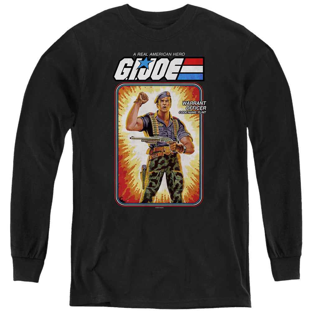 G.I. Joe Flint Card - Youth Long Sleeve T-Shirt Youth Long Sleeve T-Shirt G.I. Joe