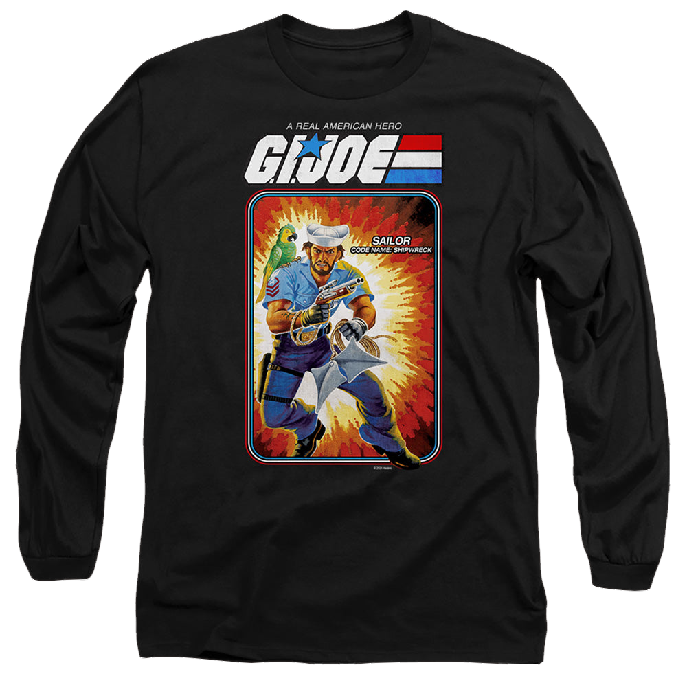 G.I. Joe Shipwreck Card - Men's Long Sleeve T-Shirt Men's Long Sleeve T-Shirt G.I. Joe