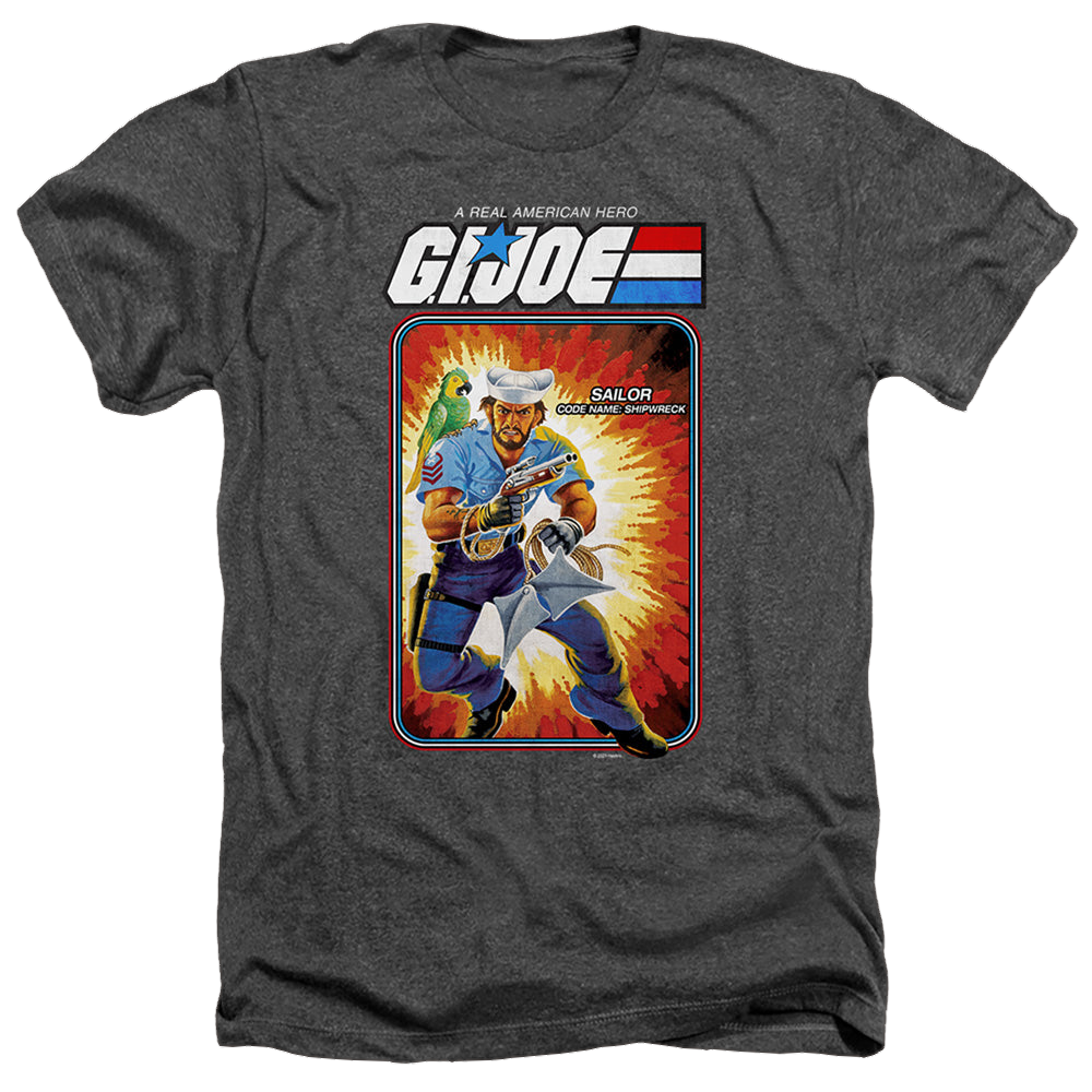 G.I. Joe Shipwreck Card - Men's Heather T-Shirt Men's Heather T-Shirt G.I. Joe
