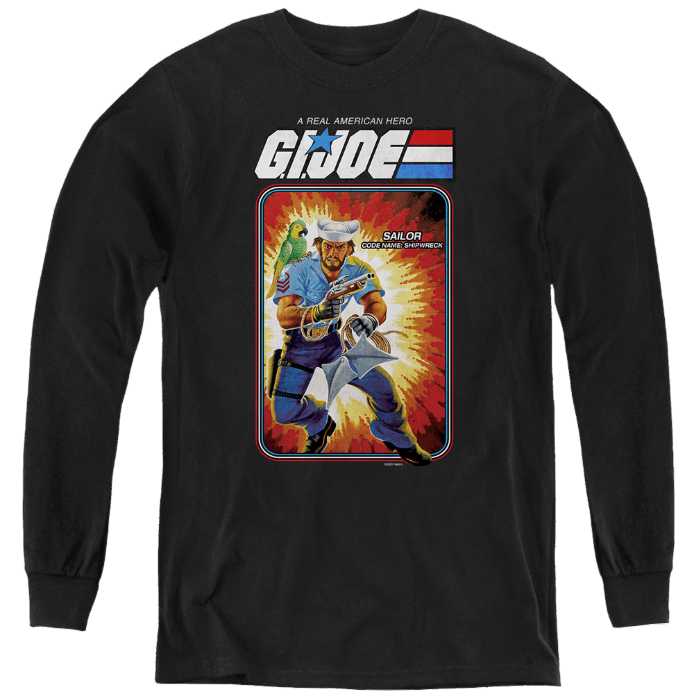 G.I. Joe Shipwreck Card - Youth Long Sleeve T-Shirt Youth Long Sleeve T-Shirt G.I. Joe