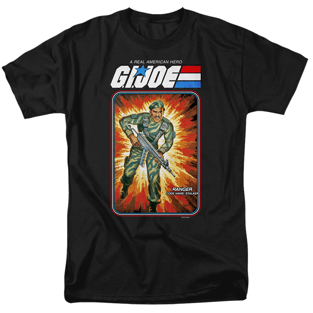G.I. Joe Stalker Card - Men's Regular Fit T-Shirt Men's Regular Fit T-Shirt G.I. Joe