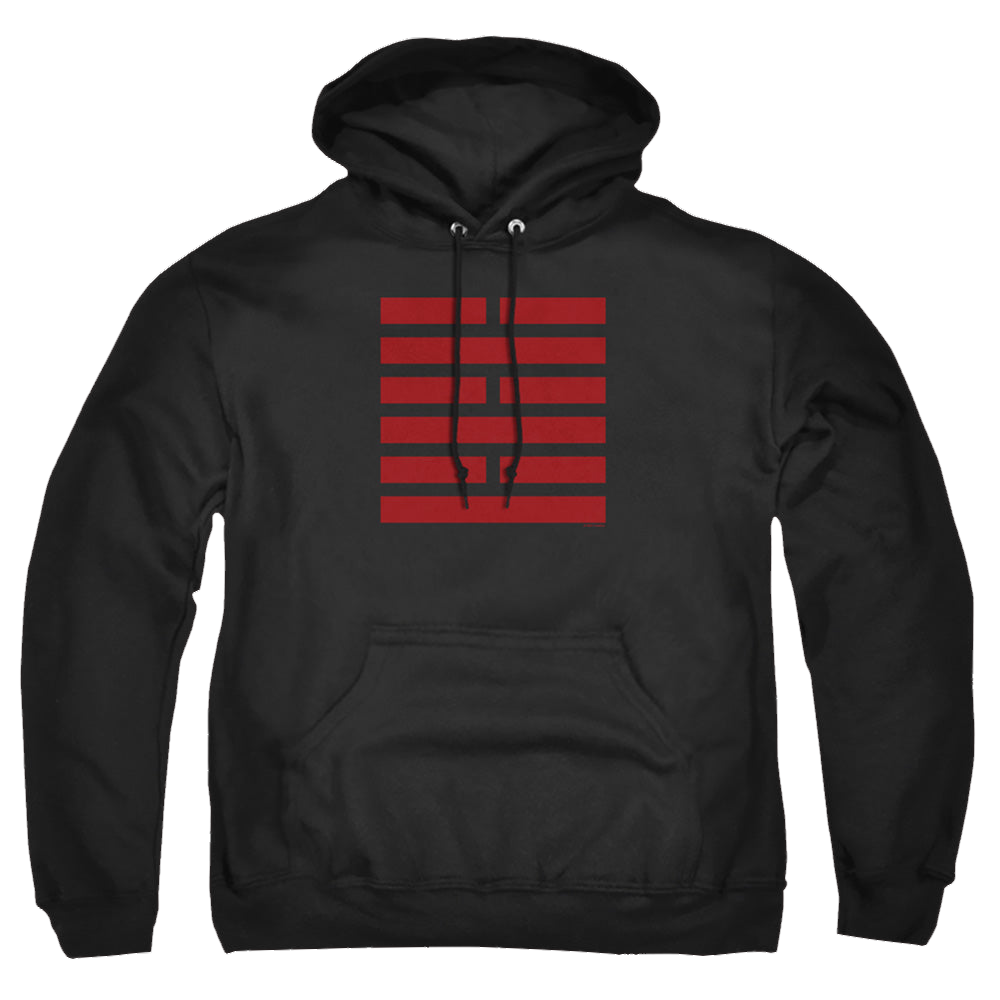 G.I. Joe Snake Eyes Symbol - Pullover Hoodie Pullover Hoodie G.I. Joe