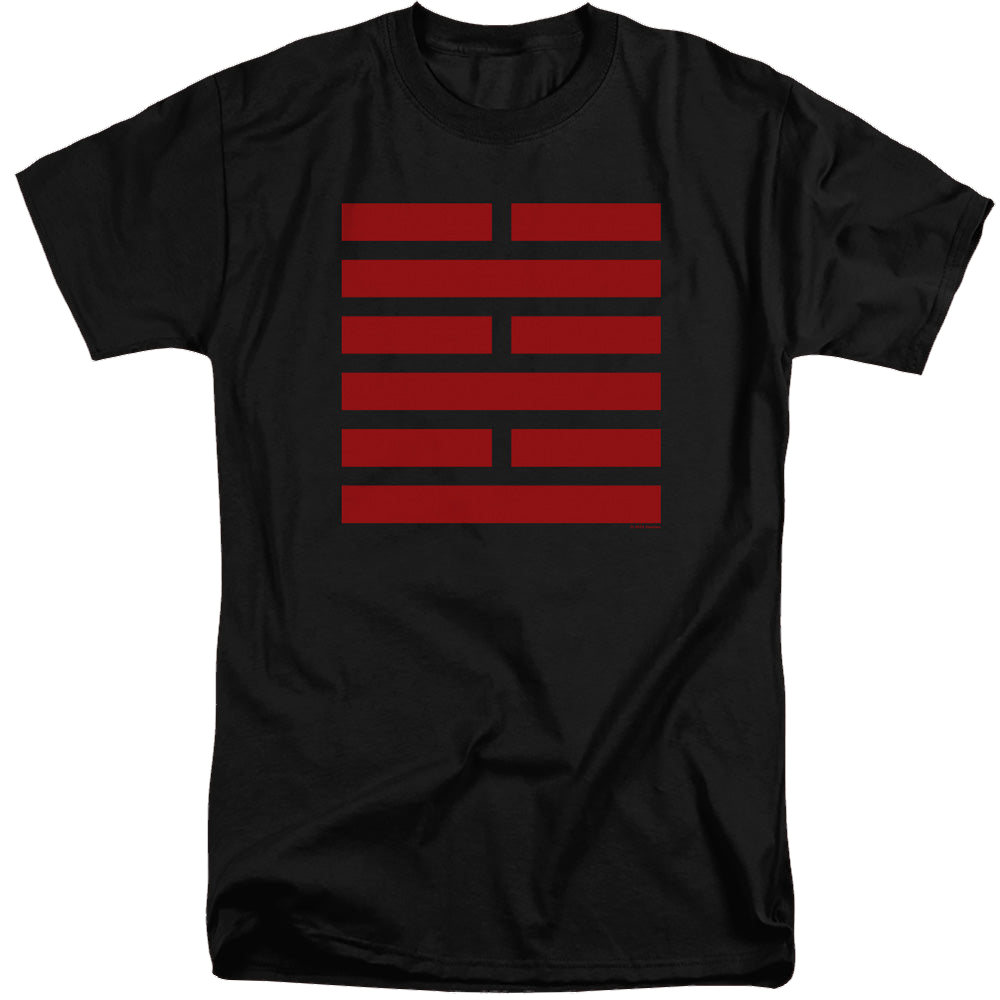 G.I. Joe Snake Eyes Symbol - Men's Tall Fit T-Shirt Men's Tall Fit T-Shirt G.I. Joe