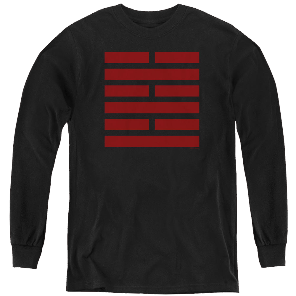 G.I. Joe Snake Eyes Symbol - Youth Long Sleeve T-Shirt Youth Long Sleeve T-Shirt G.I. Joe