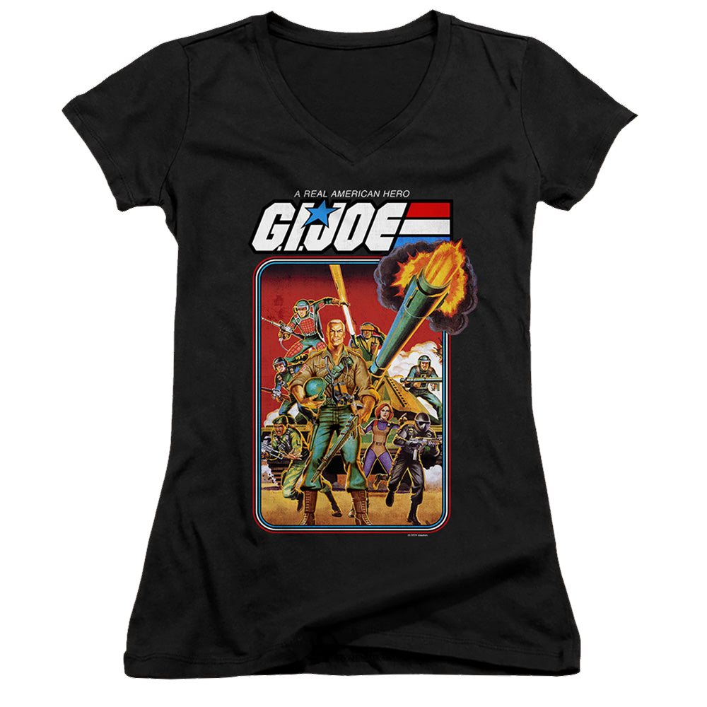 G.I. Joe Hero Group - Juniors V-Neck T-Shirt Juniors V-Neck T-Shirt G.I. Joe