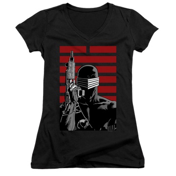 G.I. Joe Snake Eyes Ninja - Juniors V-Neck T-Shirt Juniors V-Neck T-Shirt G.I. Joe