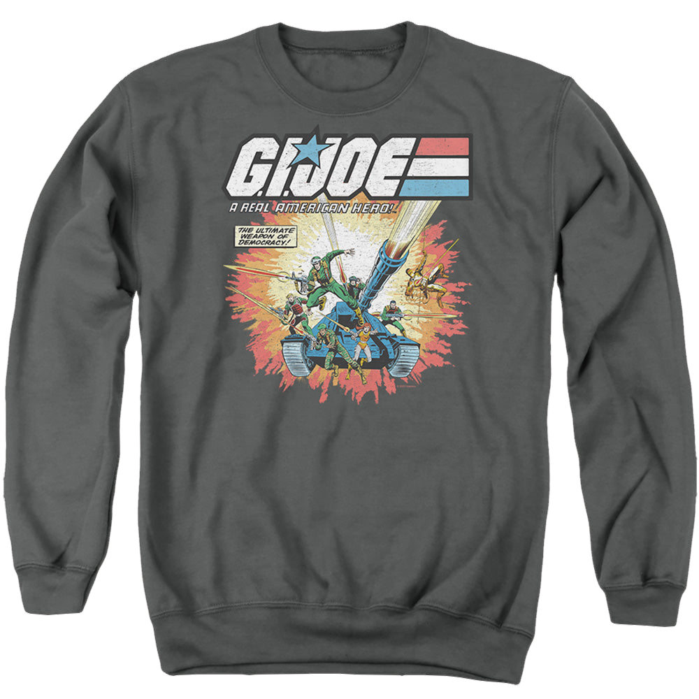 G.I. Joe Real American Hero - Men's Crewneck Sweatshirt Men's Crewneck Sweatshirt G.I. Joe