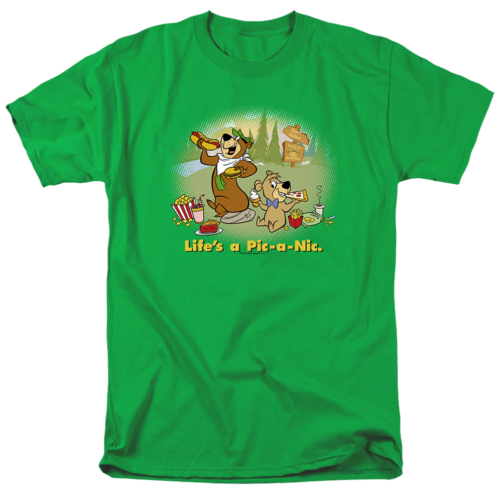Yogi Bear Life'S A Picnic - Men's Regular Fit T-Shirt Men's Regular Fit T-Shirt Yogi Bear