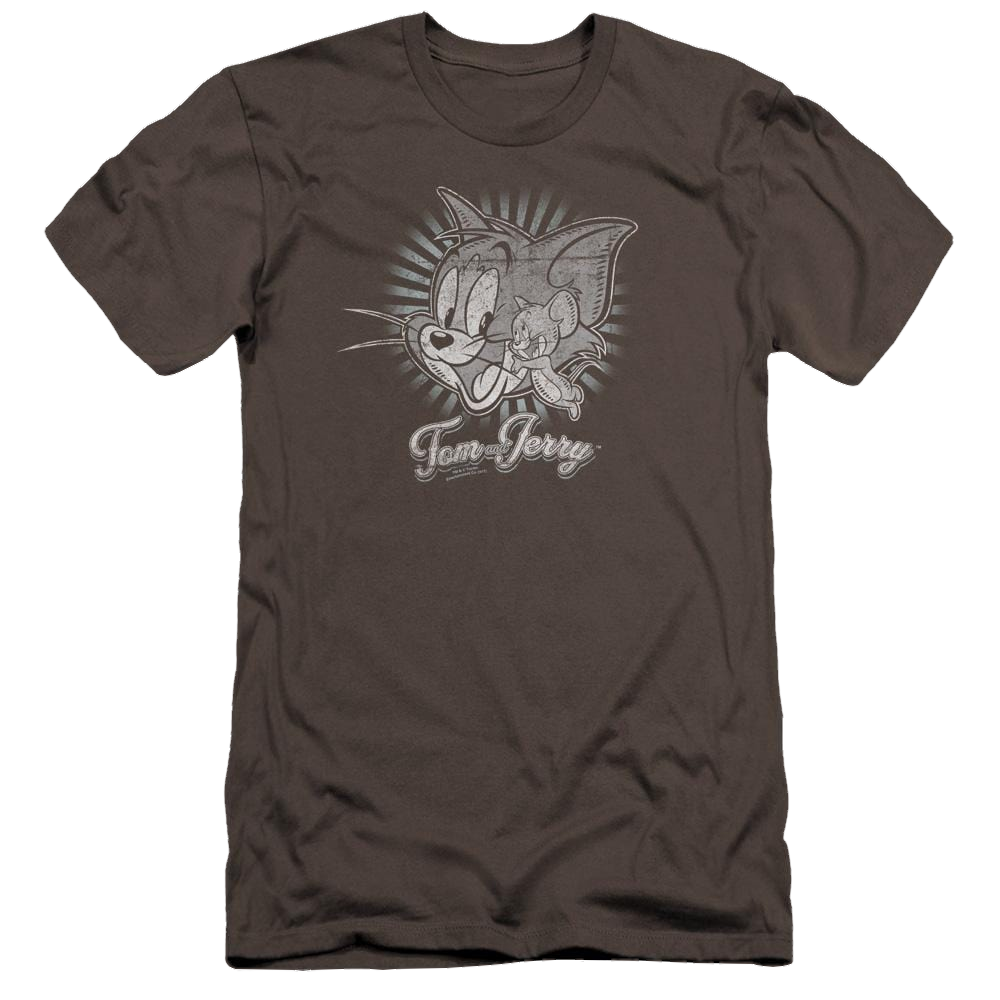 Tom and Jerry Classic Pals Men's Premium Slim Fit T-Shirt Men's Premium Slim Fit T-Shirt Tom and Jerry