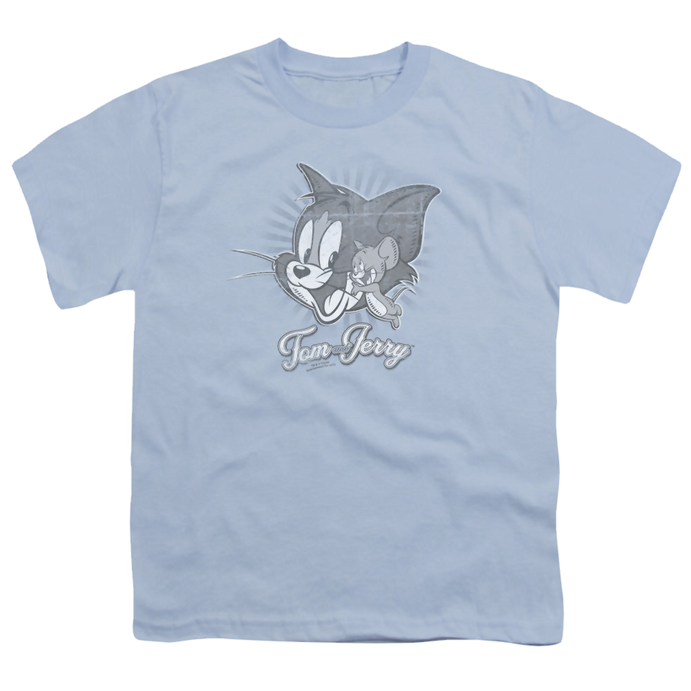 Tom and Jerry Classic Pals - Youth T-Shirt Youth T-Shirt (Ages 8-12) Tom and Jerry