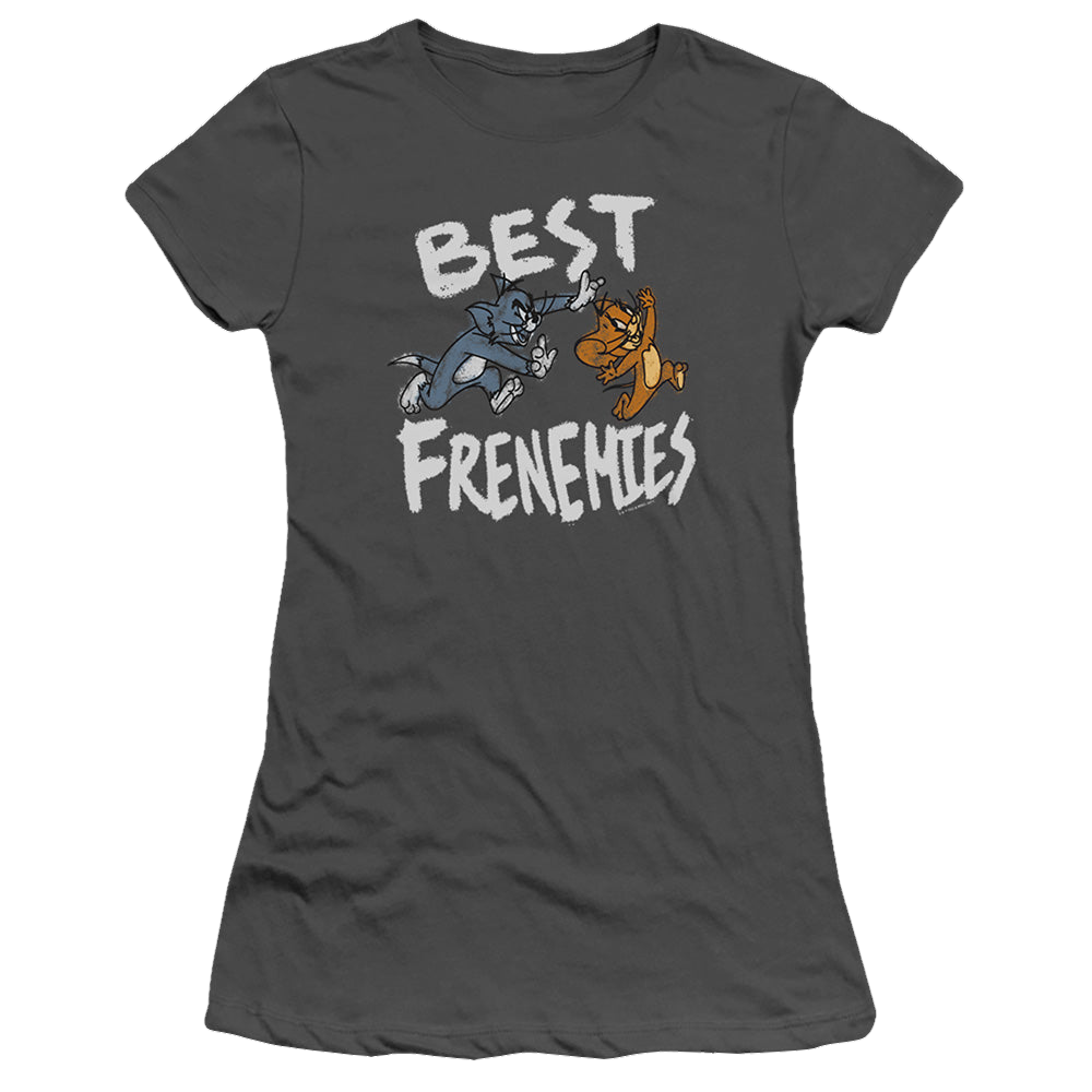 Tom and Jerry Best Frenemies - Juniors T-Shirt Juniors T-Shirt Tom and Jerry