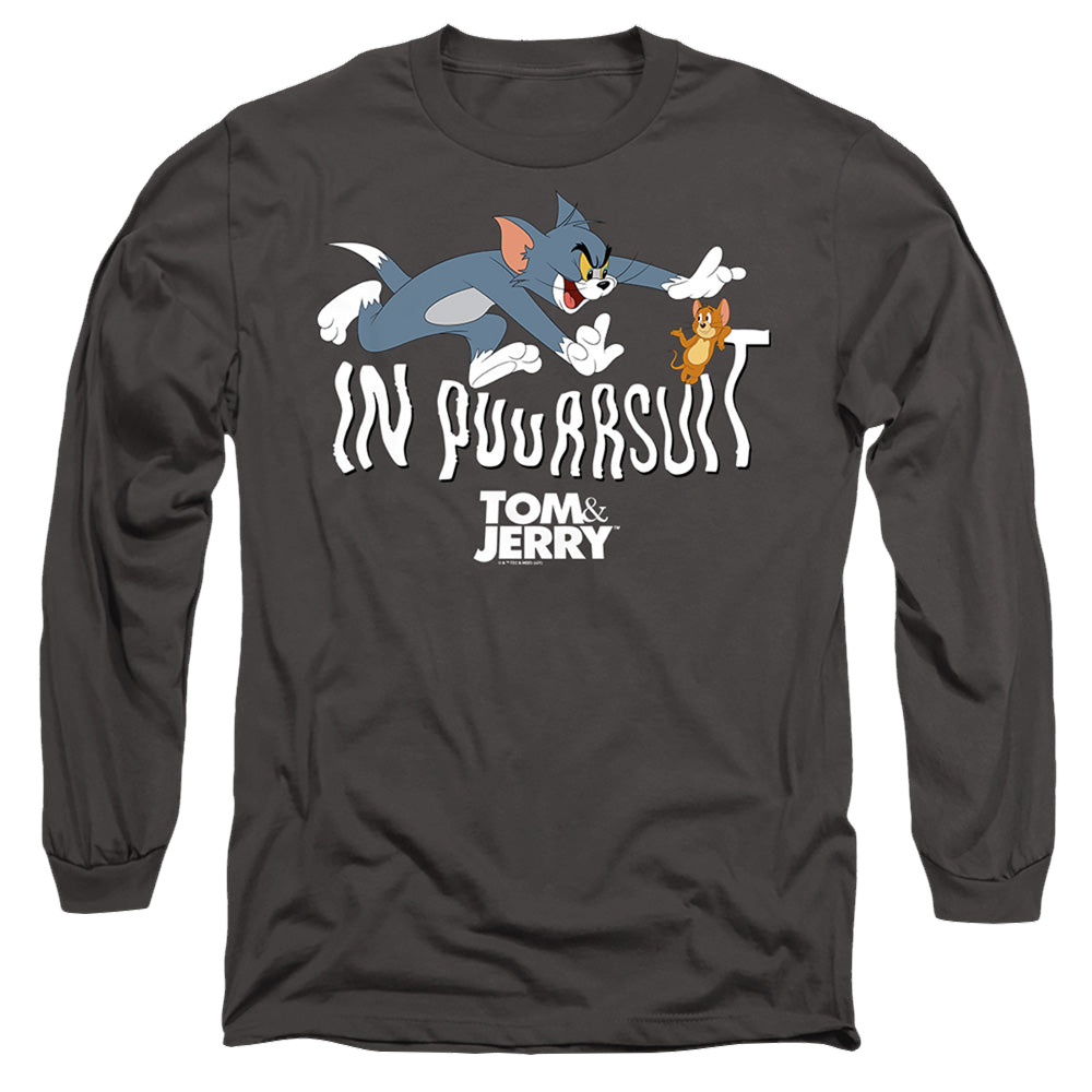 Tom and Jerry In Pursuit - Men's Long Sleeve T-Shirt Men's Long Sleeve T-Shirt Tom and Jerry