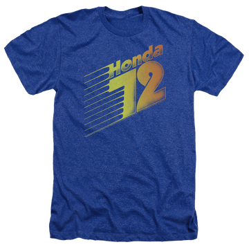 Royal men's heather t-shirt with Honda Good Ol 72 graphic