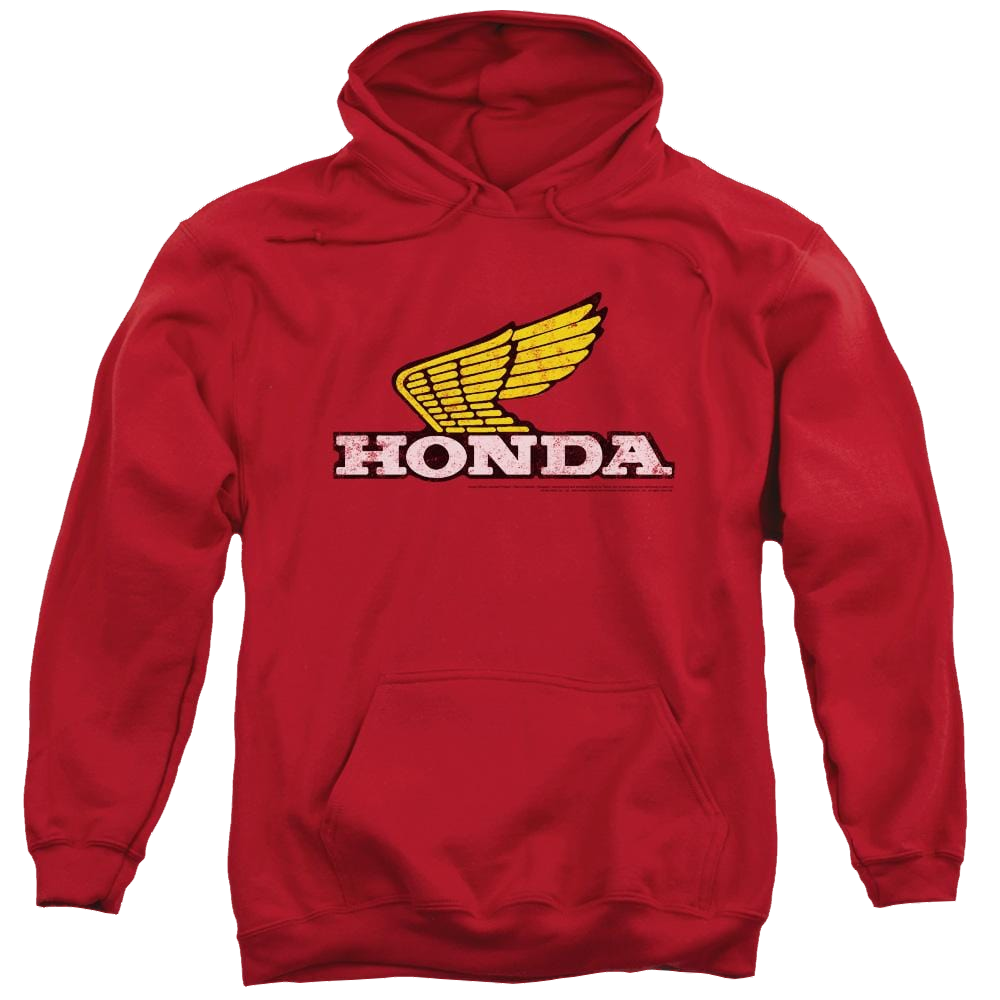 Honda Yellow Wing Logo - Pullover Hoodie Pullover Hoodie Honda