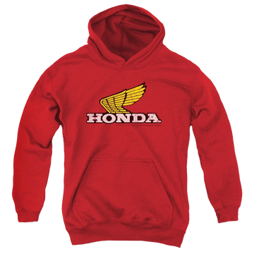 Honda Yellow Wing Logo - Youth Hoodie Youth Hoodie (Ages 8-12) Honda