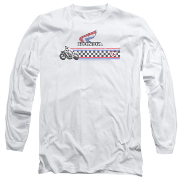 Honda 1985 Red White Blue - Men's Long Sleeve T-Shirt Men's Long Sleeve T-Shirt Honda