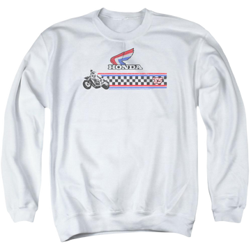 Honda 1985 Red White Blue - Men's Crewneck Sweatshirt Men's Crewneck Sweatshirt Honda