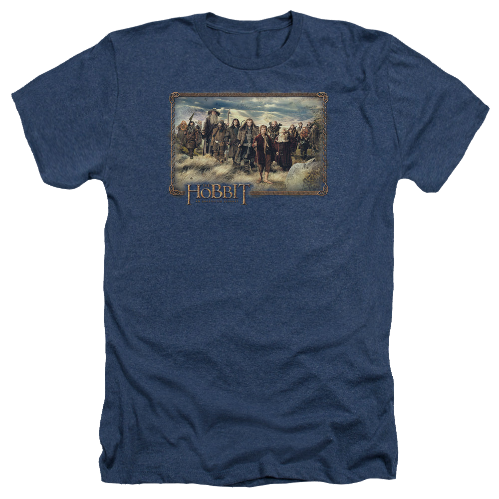 Hobbit Movie Trilogy, The Hobbit & Company - Men's Heather T-Shirt Men's Heather T-Shirt The Hobbit