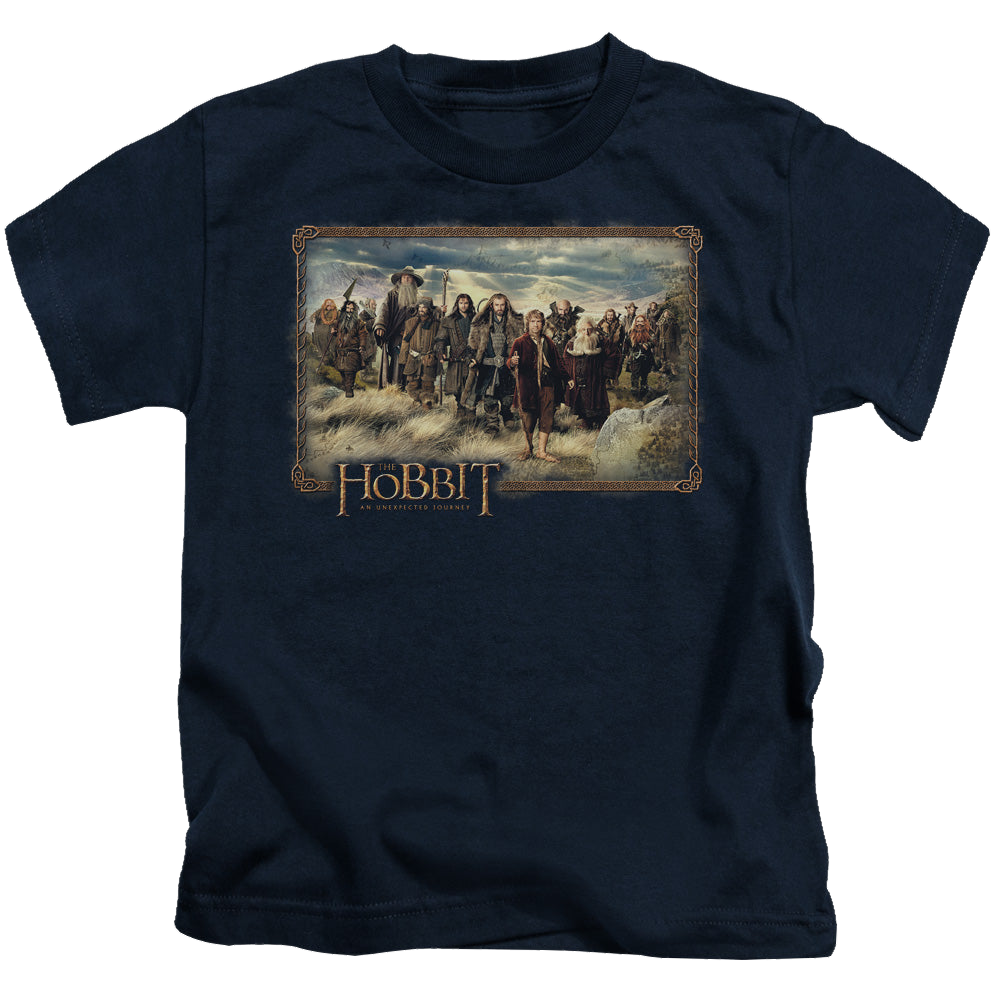 Hobbit Movie Trilogy, The Hobbit & Company - Kid's T-Shirt Kid's T-Shirt (Ages 4-7) The Hobbit