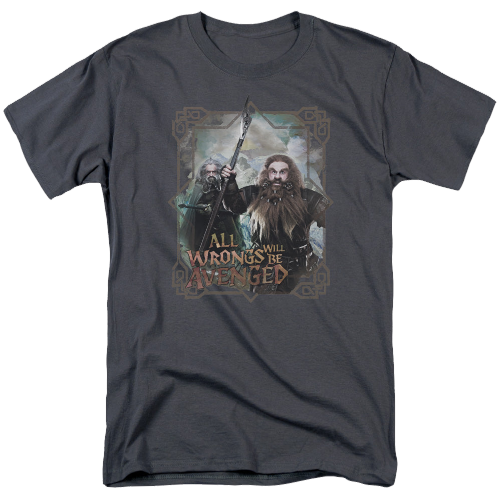 Hobbit Movie Trilogy, The Wrongs Avenged - Men's Regular Fit T-Shirt Men's Regular Fit T-Shirt The Hobbit