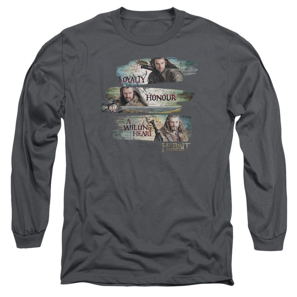 Hobbit Movie Trilogy, The Loyalty And Honour - Men's Long Sleeve T-Shirt Men's Long Sleeve T-Shirt The Hobbit