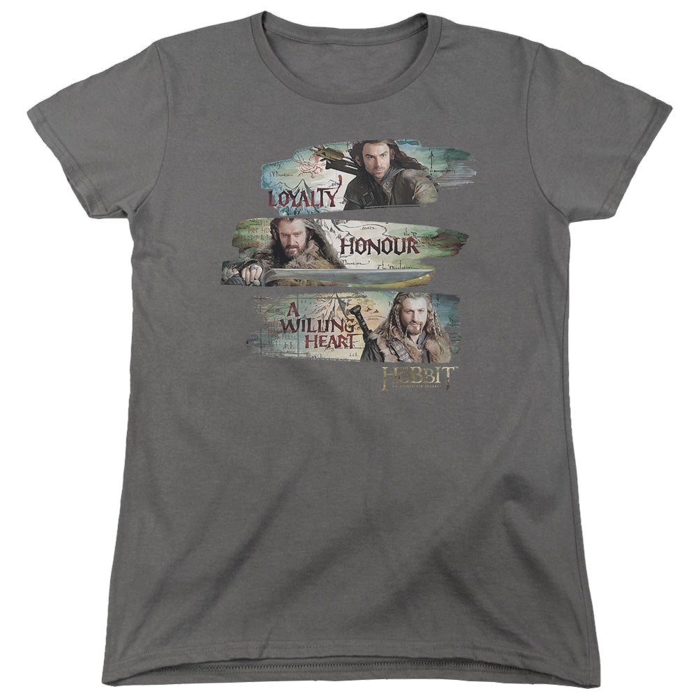 Hobbit Movie Trilogy, The Loyalty And Honour - Women's T-Shirt Women's T-Shirt The Hobbit