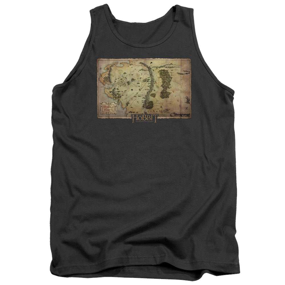 Hobbit Movie Trilogy, The Middle Earth Map - Men's Tank Top Men's Tank The Hobbit
