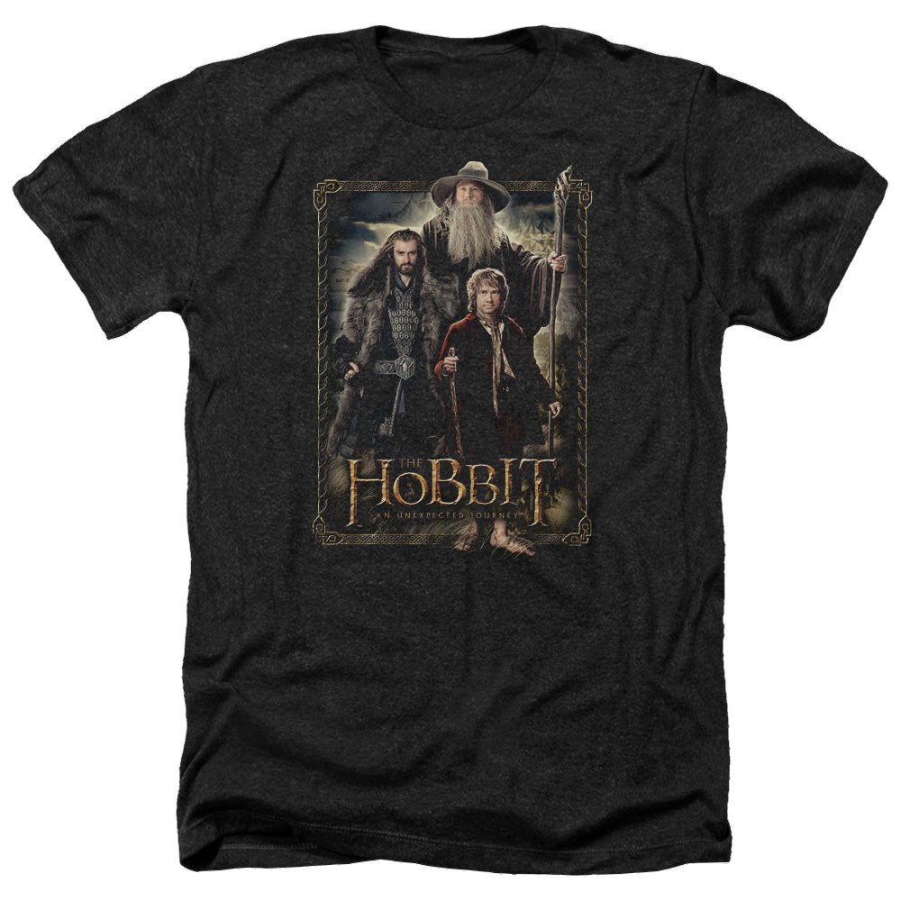 Hobbit Movie Trilogy, The The Three - Men's Heather T-Shirt Men's Heather T-Shirt The Hobbit