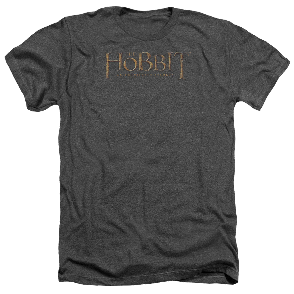 Hobbit Movie Trilogy, The Distressed Logo - Men's Heather T-Shirt Men's Heather T-Shirt The Hobbit