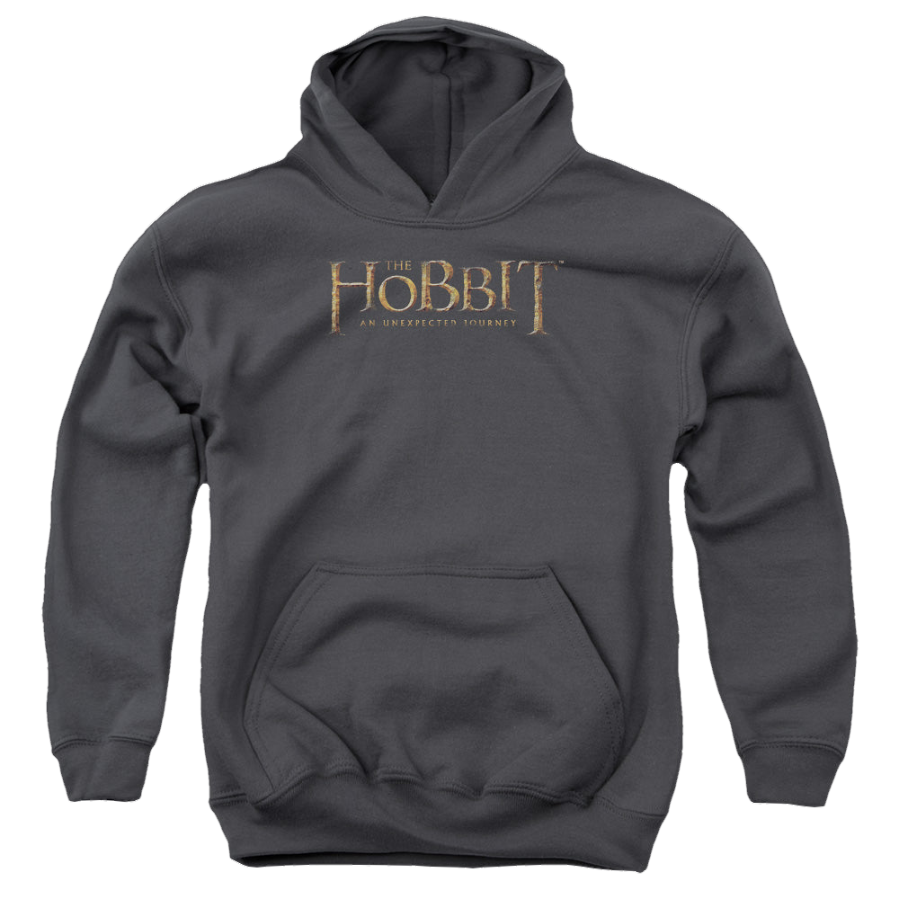 Hobbit Movie Trilogy, The Distressed Logo - Youth Hoodie Youth Hoodie (Ages 8-12) The Hobbit