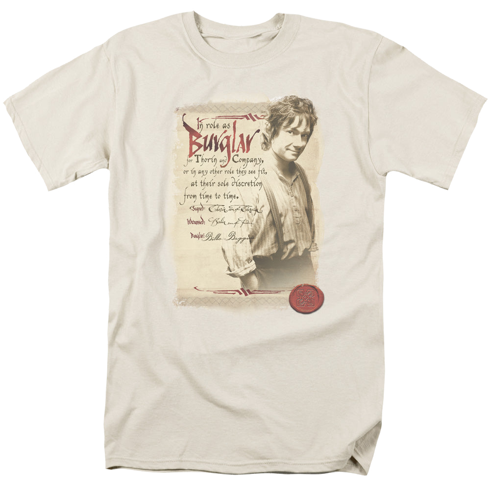 Hobbit Movie Trilogy, The Burglar - Men's Regular Fit T-Shirt Men's Regular Fit T-Shirt The Hobbit