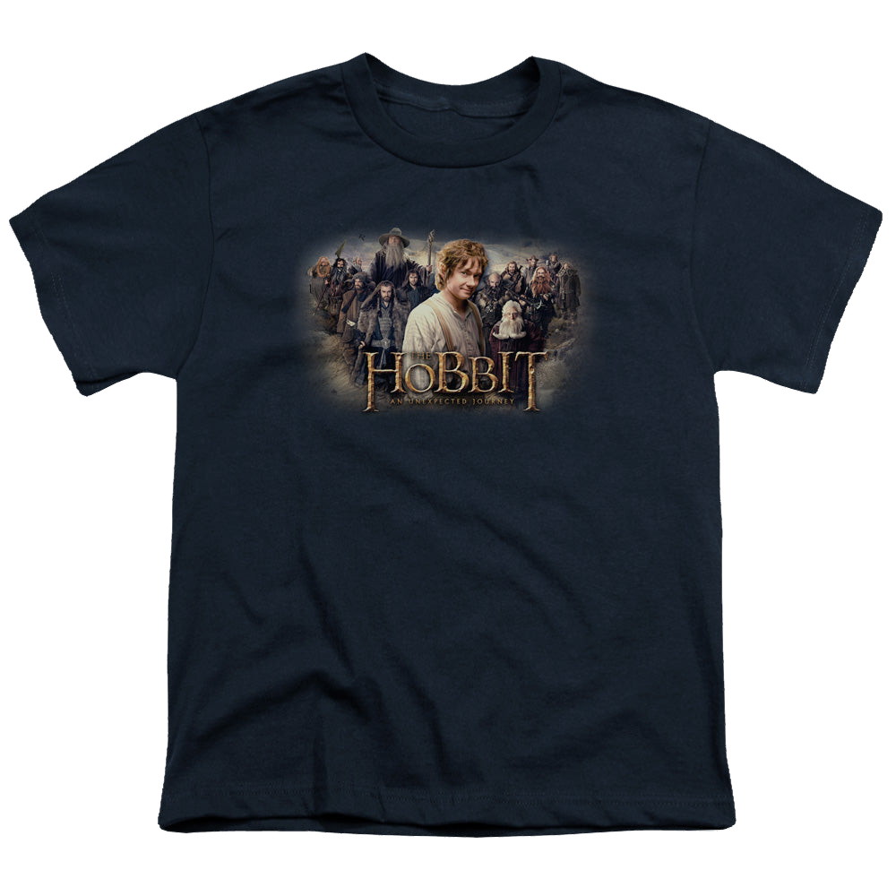 Hobbit Movie Trilogy, The Hobbit Rally - Youth T-Shirt Youth T-Shirt (Ages 8-12) The Hobbit