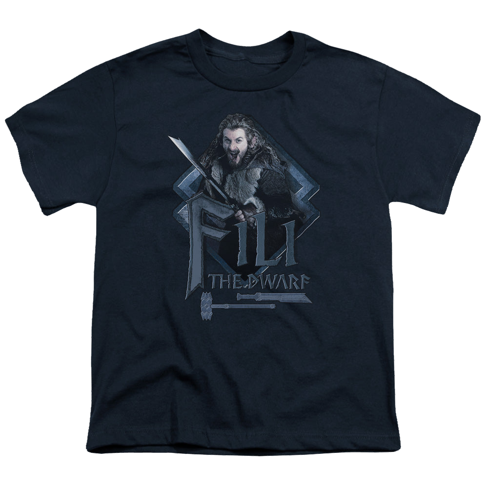 Hobbit Movie Trilogy, The Fili - Youth T-Shirt Youth T-Shirt (Ages 8-12) The Hobbit